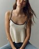 Pilcro Cotton Linen Sleeveless Sweater Tank Top - 1