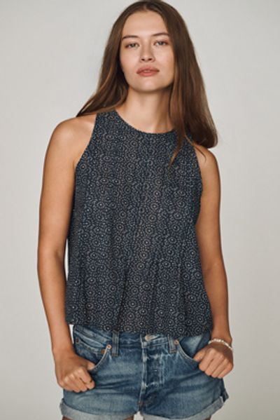 Pilcro Cotton Pintuck Tank Top