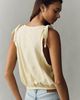 Pilcro Cotton Tie Shoulder Bubble Tee - 2