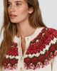 Pilcro Cotton Wool Blend Henley Sweater - 2