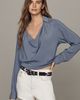 Pilcro Cowl-Neck Long-Sleeve Blouse - 1