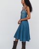 Pilcro Denim Drop-Waist Midi Dress - 4