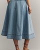 Pilcro Denim Full A-Line Midi Skirt - 3