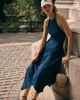 Pilcro Denim Halter Hanky Hem Midi Dress - 3