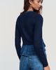 Pilcro Denim Knit Peplum Cardigan - 3