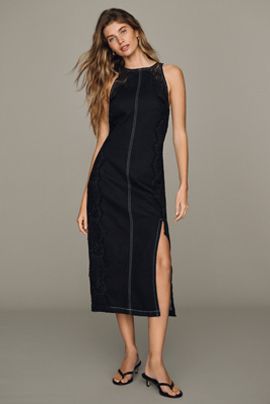 pilcro denim midi shirt dress Buy Anthropologie Blue Pilcro Buttondown Denim Midi Dress from Next USA