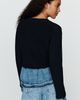 Pilcro Denim Twofer Zip-Up Sweater - 2