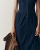 Pilcro Denim Zip-Front Midi Dress - 4