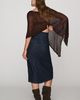 Pilcro Double Waist Denim Midi Skirt - 4
