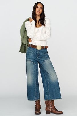 Pilcro Eden Utility High Rise Jeans
