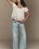 Pilcro Esme Low-Rise Wide-Leg Jeans - 1
