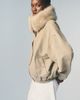 Pilcro Faux Fur Lined Denim Bomber Jacket - 1
