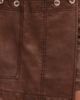 Pilcro Faux Leather Mini Skort - 2