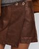 Pilcro Faux Leather Mini Skort - 4