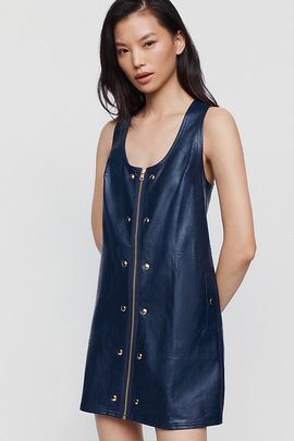 pilcro halter mini dress Denim halter midi dress