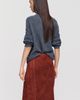 Pilcro Faux Suede Side Button Midi Skirt - 3