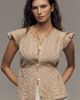 Pilcro Flutter-Sleeve Buttondown Shirt - 1