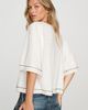 Pilcro Flutter-Sleeve Swing Blouse - 4