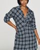 Pilcro Greer Ruched Mini Shirt Dress - 6