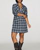 Pilcro Greer Ruched Mini Shirt Dress - 8