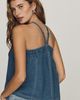 Pilcro Halter Top in Cross-Weave Cotton - 3