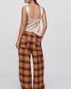 Pilcro Hanna Wide Leg Plaid Pants - 5