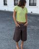 Pilcro Hazel High Rise Wide Leg Culotte Jeans - 11