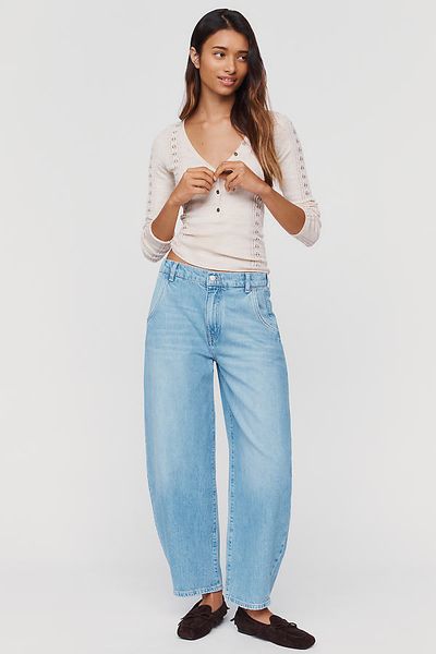 Pilcro High-Rise Balloon Leg Jeans