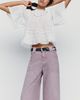 Pilcro High Rise Puddle Curve Barrel Leg Jeans - 5