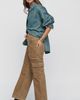 Pilcro High Rise Straight Leg Utility Pants - 3