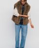 Pilcro Hooded Faux-Fur Vest Jacket - 2