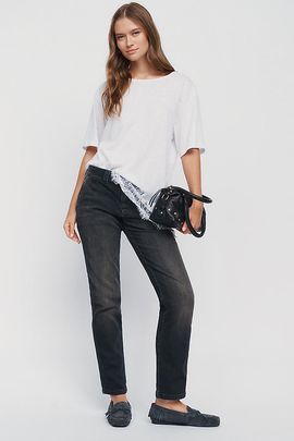 Pilcro Indie Low-Rise Slim Straight Jeans
