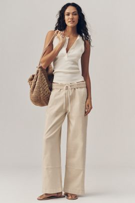 Pilcro Izzie Relaxed Full-Length Barrel Jeans