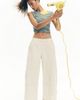 Pilcro Izzie Relaxed Jacquard Pull On Barrel Pants - 1
