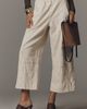 Pilcro Izzie Relaxed Jacquard Pull On Barrel Pants - 4