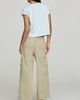 Pilcro Izzie Relaxed Pull On Cargo Barrel Pants - 3