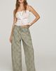 Pilcro Izzie Relaxed Pull On Full Length Barrel Pants - 2