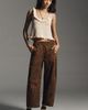 Pilcro Izzie Relaxed Sateen Pull On Barrel Pants - 1