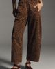 Pilcro Izzie Relaxed Sateen Pull On Barrel Pants - 2