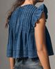 Pilcro Jade Cotton Pintucked Blouse - 4