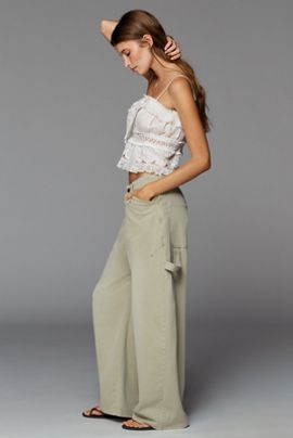 Pilcro Kayden Chino High Rise Barrel Pants by Pilcro