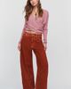 Pilcro Kayden Corduroy High Rise Barrel Leg Carpenter Jeans - 1