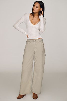 Pilcro Kayden Full Length Carpenter Barrel Pants