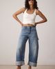 Pilcro Kayden High-Rise Carpenter Barrel Jeans - 10