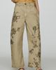 Pilcro Kayden High-Rise Embroidered Carpenter Barrel Jeans Pants - 2