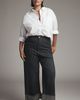 Pilcro Kayden High-Rise Railroad Stripe Carpenter Barrel Jeans - 8
