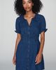 Pilcro Keira 100% Cotton Denim Mini Dress - 1