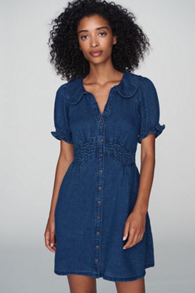 Pilcro Keira 100% Cotton Denim Mini Dress