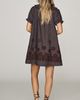 Pilcro Keira 100% Cotton Embroidered Mini Dress - 4