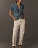 Pilcro Keira Denim Waisted Blouse - 3